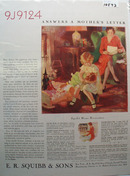 E R Squibb & Sons Mothers Letter Ad 1930
