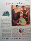 E R Squibb & Sons Safe Home Ad 1930