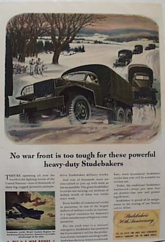 Studebaker's 90th Anniversary 1943 Ad