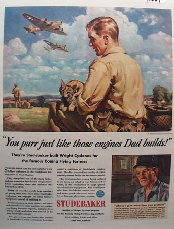 Studebaker Harry Ryan Ad 1943