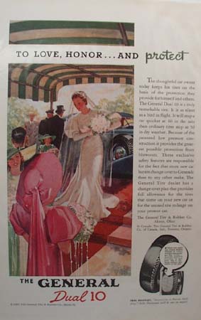 General Tire Love, Honor & Protect Ad 1937