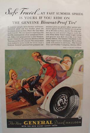 General Tire Safe Travel Ad 1934