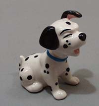Disney Dalmation with one ear up.