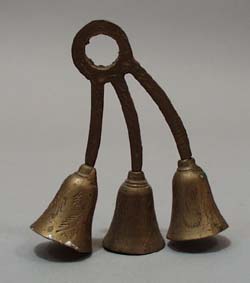 Brass set of 3 bells