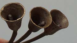 Brass set of 3 bells