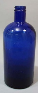 Nice old dark blue bottle