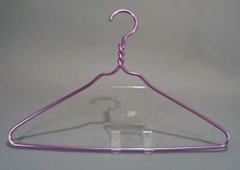 Aluminum Clothes Hangers (3), Purple