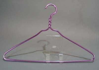 Aluminum Clothes Hangers (3), Purple