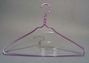 Aluminum Clothes Hangers (3), Purple
