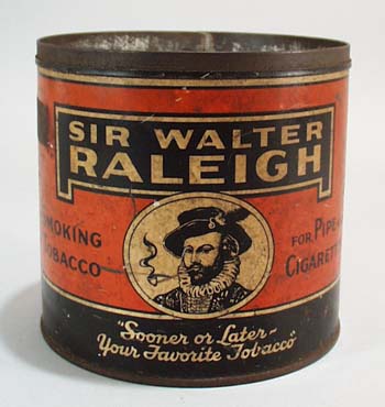 Sir Walter Raleigh Smoking Tobacco Tin,