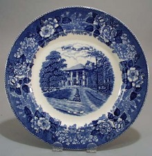Jonroth Studios Turkey Run IN Collector Plate 1957