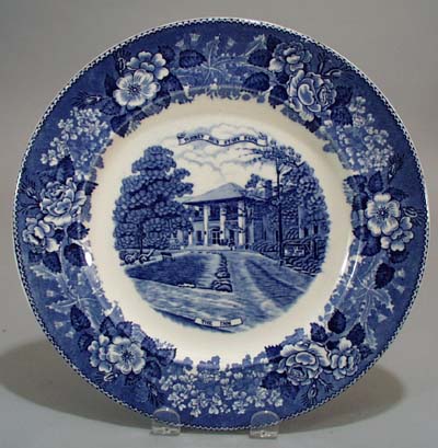 Jonroth Studios Turkey Run IN Collector Plate 1957