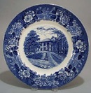 Jonroth Studios Turkey Run IN Collector Plate 1957