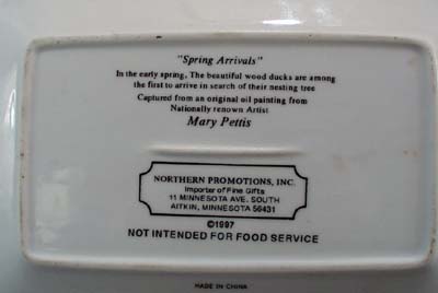 Mary Pettis collectors Plate Spring Arrivals
