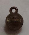 Old plastic basketball charm that says Purdue Boilermakers