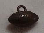 Old plastic Football Charm