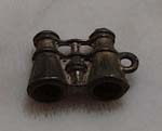 Old metal binoculars charm