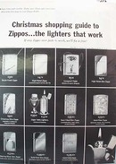 Zippo Lighter Christmas Ad 1962 This is a December 7, 1962