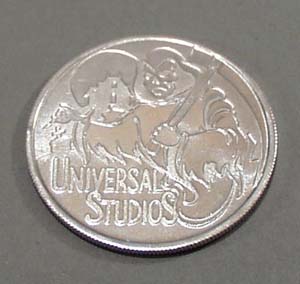 1996 Halloween Horror University Studio Coin