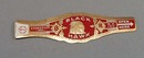 Black hawk Cigar Band, Red and Gold