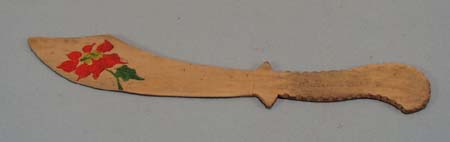 Wooden letter opener, souvineer of Redlands