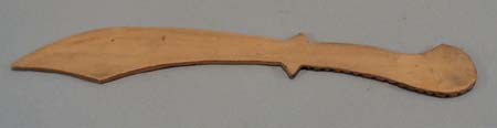 Wooden letter opener, souvineer of Redlands