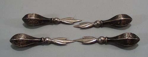 4 Sterling Silver corn holders