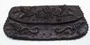 Britemode glass sequin black purse.