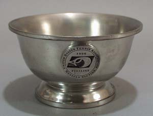 Woodbury Pewter Tennis Finalist Trophy.