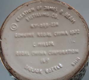 1972 Mother Lodge James Beam Bottle