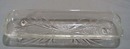 Indiana Glass Crystaleaf corn holder.