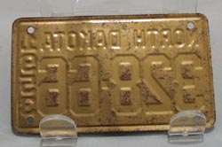 1953 North Dakota Mini License Plate