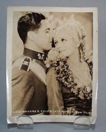 Ramon Novarro & Evelyn Laye publicity photo