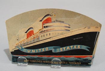 United states gold eyed needles, steamship