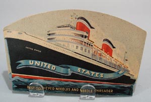 United states gold eyed needles, steamship