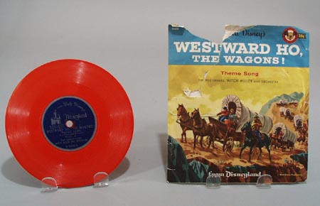 Walt Disney Westward Ho red record.