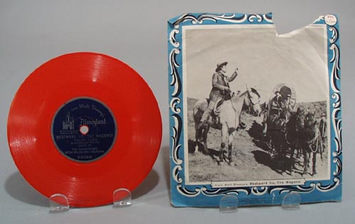 Walt Disney Westward Ho red record.