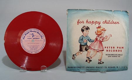 Peter Pan Record Happy Birthday #224.