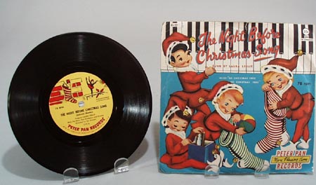 Peter Pan Record X17, Christmas 78rpm