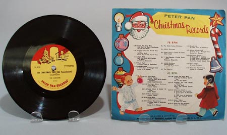 Peter Pan Record X17, Christmas 78rpm