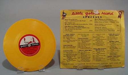 1953 Golden record Polly Wolly Doodle