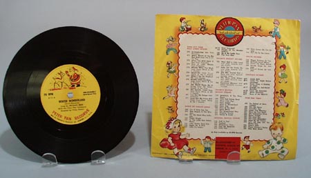 1955 peter pan record Winter Wonderland