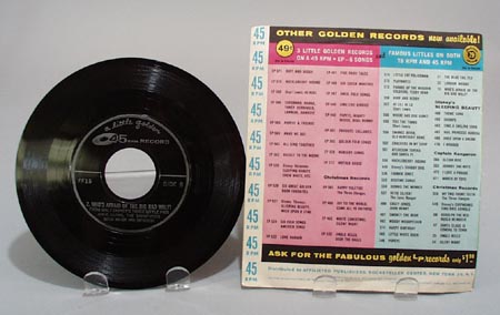 Walt Disney golden record with the Three little pigs