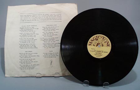 Magic tone Robert Louis Stevensons record,