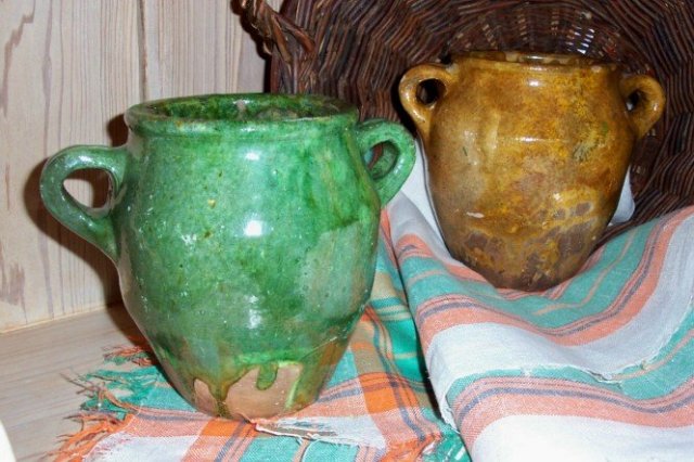 Pr. Turkish Glazed Pots