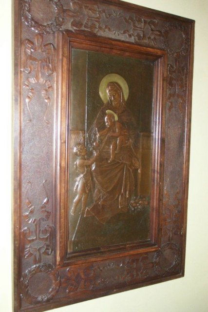 XIX Century Bronze Plaque