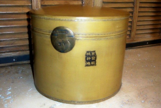 XX Century Oriental Hat Box
