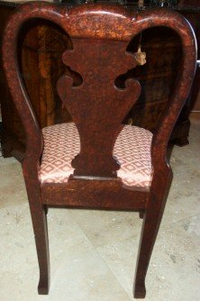 Pr. English Chippendale Style Side Chairs