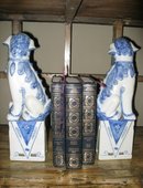 Pr. Chinese Blue and White Dogs