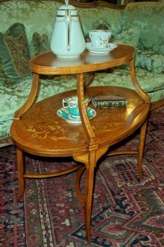 XIX Century Adams Style Satin Wood Side Table
